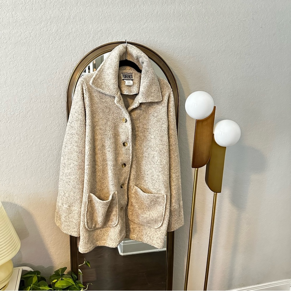 Vintage Forenza Beige Shealing Jacket